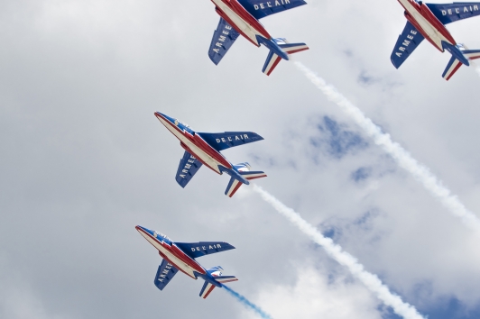 Défilé aérien de la Patrouille de France