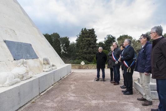 Hommage au 1er commandant de l'Hermione, Latouche Tréville, à Saint-Mandrier