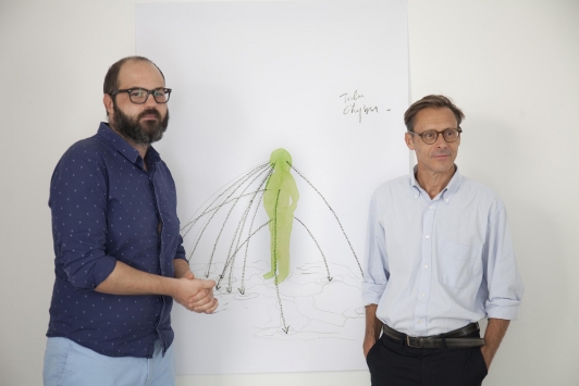 Julien Carbone, directeur du Port des Créateurs et Jean-Marc Avrilla, directeur de l'ESADTPM