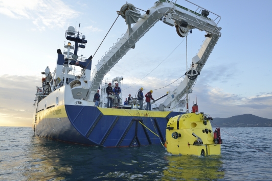 HROV Ariane, le nouveau sous-marin hybride de l'Ifremer © O.Dugornay