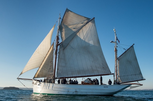 Arrivée du Mutin dans la rade de Toulon