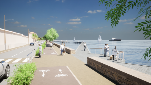 Projet rénovation Corniche Tamaris ©Agence GUILLERMIN - ATU