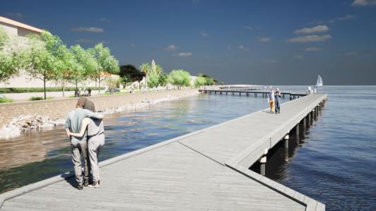 Projet rénovation Corniche Tamaris ©Agence GUILLERMIN - ATU