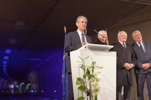 Inauguration du second tube le 27 février