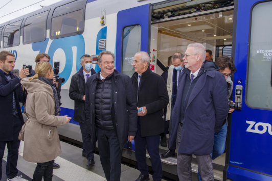 Inauguration halte ferroviaire Sainte Musse