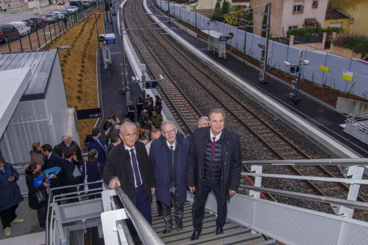 Inauguration halte ferroviaire Sainte Musse