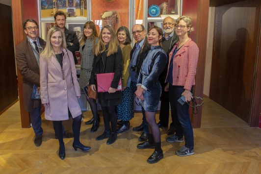 La directrice et l'équipe du projet de la Maison du Patrimoine
