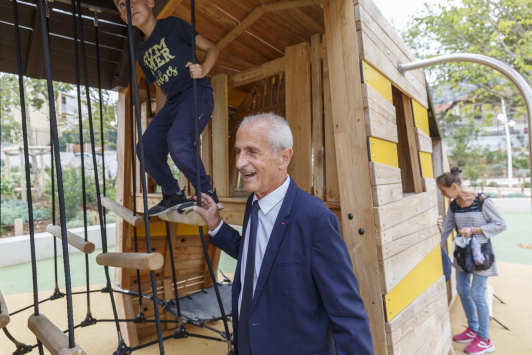 Inauguration du parc de La Loubière à Toulon le 15/09/22