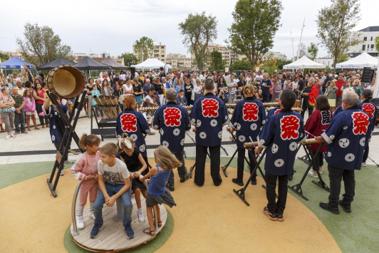 Inauguration du parc de La Loubière à Toulon le 15/09/22