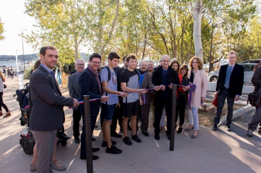 Inauguration du Parc Relais Tamaris