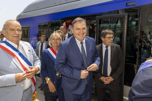 Cérémonie d'inauguration de l'A57 