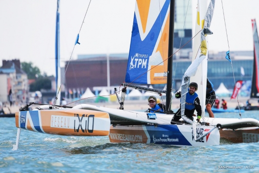 Le Team Réseau Ixio Toulon Provence Méditerranée sur le Tour de France à la Voile 2019
