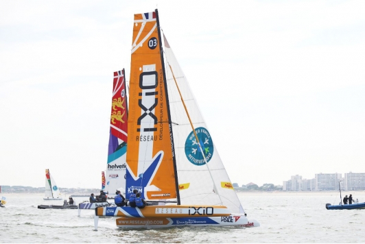 Le Team Réseau Ixio Toulon Provence Méditerranée sur le Tour de France à la Voile 2019