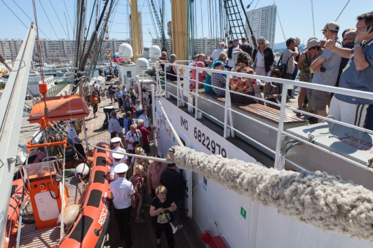 Le Krusenstern en escale à Toulon