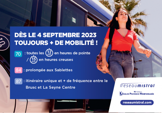 La ligne 70 ; 84 ; 87