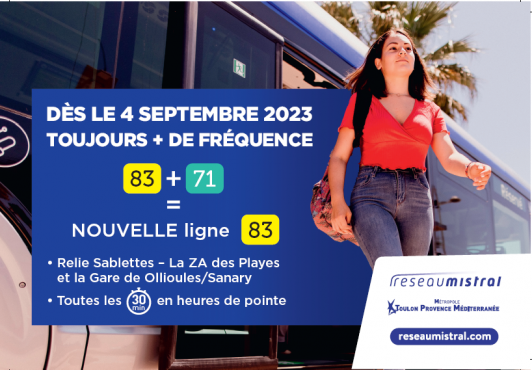 La ligne 83 et 71