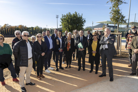 Inauguration nouveau bassin de rétention à La Garde 
