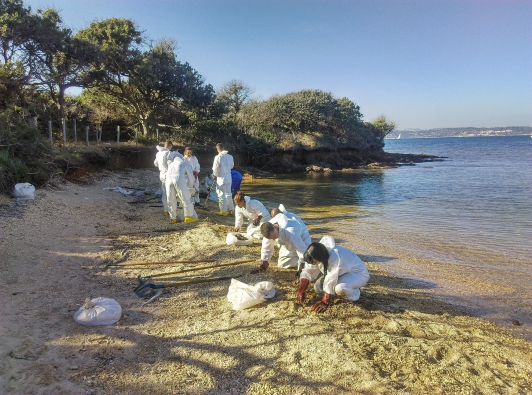 Pollution Porquerolles