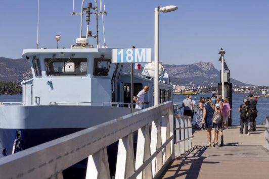 Lancement de la Ligne de navette maritimes La Seyne/Les Sablette 38M