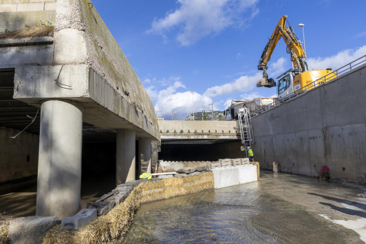 Travaux rivière couverte - Toulon