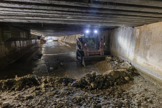 Travaux rivière couverte - Toulon