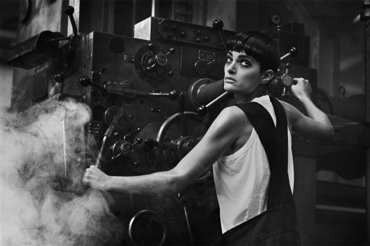 Lynne Koester, Paris, 1984 © Peter Lindbergh