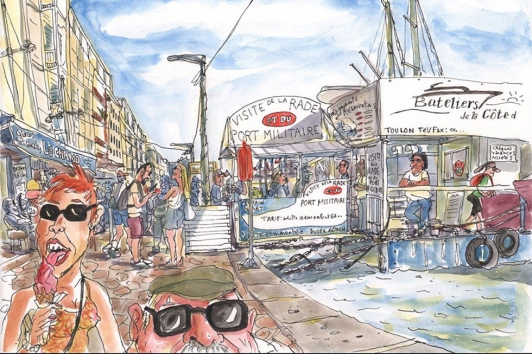 Lolmède croque Toulon
