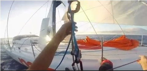 Merci percute quelque chose - Sébastien Destremau, Vendée Globe 2020