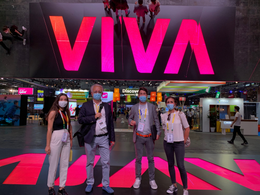 L'équipe TVT Innovation, Agence métropolitaine de développement économique au salon Vivatech 2021