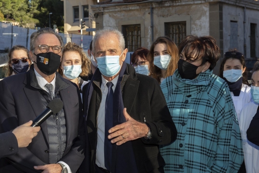 Renaud Muselier, Hubert Falco et Josy Chambon à Montéty