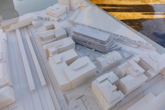 Maquette du futur bâtiment de l'IFPVPS