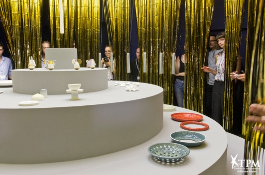 Le gâteau d'anniversaire "10 ans de création" avec la Manufacture de Sèvres