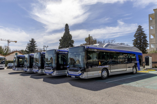 Nouveaux bus électriques réseau Mistral