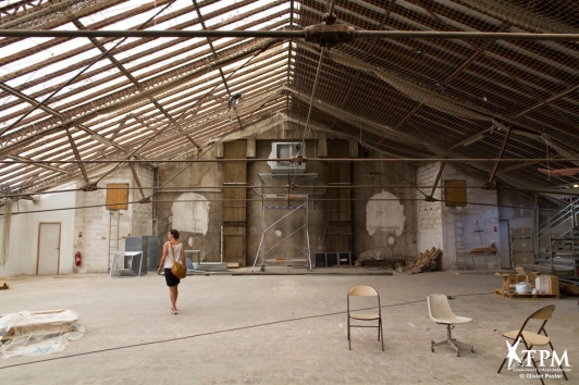 Les grands combles, future salle de repétition pour l'Orchestre