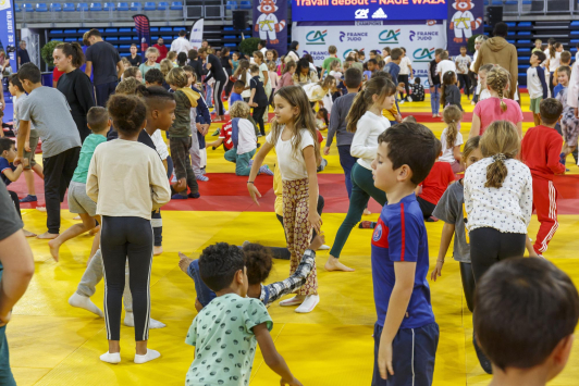 Journée judo au Palais des Sports