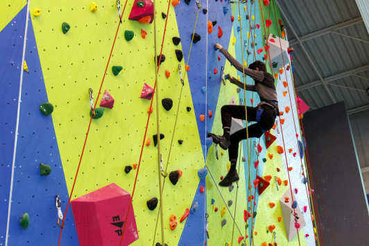 Palais des sports - nouveau mur escalade