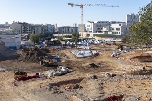 Site du futur Parc de la Loubière