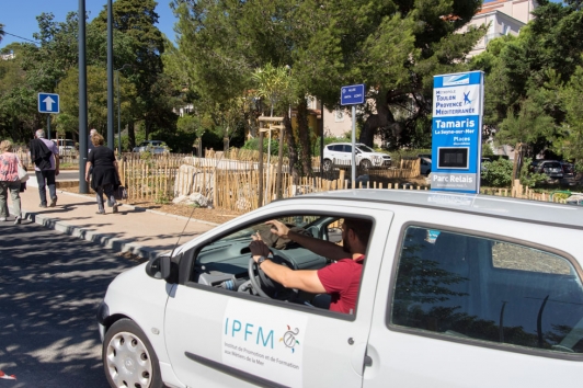 Le nouveau parc relais Tamaris à La Seyne