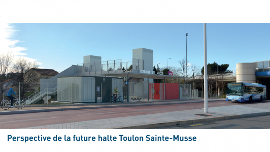Perspective Toulon - Ste Musse ©SNCF