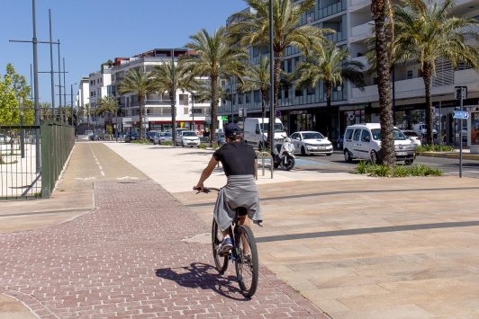 velo piste cyclable TPM