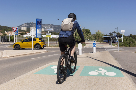 Piste cyclable Ollioules technopole