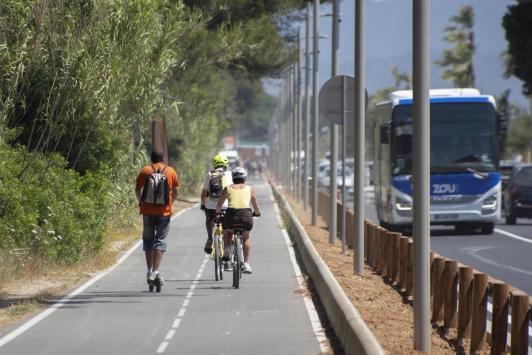 Piste Vélo aeroport Hyères