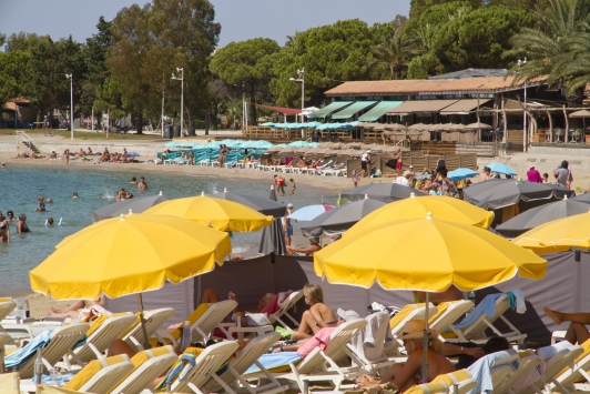 Plage du Mourillon à Toulon