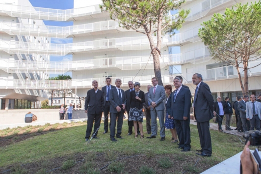 Inauguration Pôle universitaire campus Porte d'Italie