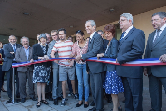 Inauguration Pôle universitaire campus Porte d'Italie