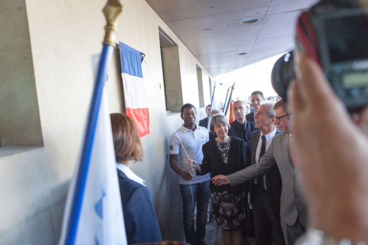 Inauguration Pôle universitaire campus Porte d'Italie