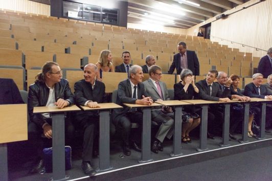 Inauguration Pôle universitaire - Visite du grand amphithéâtre