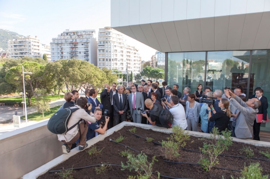 Inauguration Pôle universitaire campus Porte d'Italie