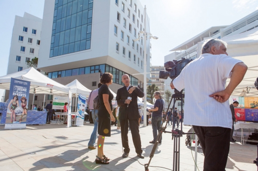 L'architecte Nicolas Michelin en direct du journal régional de France 3