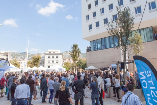 Inauguration Pôle universitaire campus Porte d'Italie